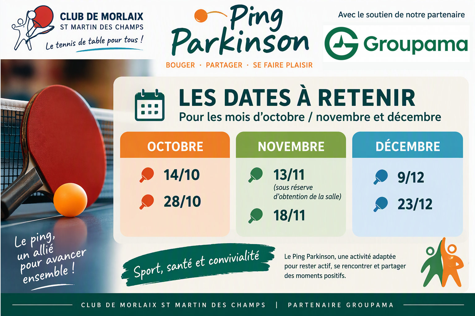 Ping Parkinson au Binigou