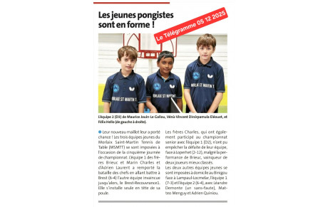 MSMTT dans Le Télégramme 05 décembre 2025